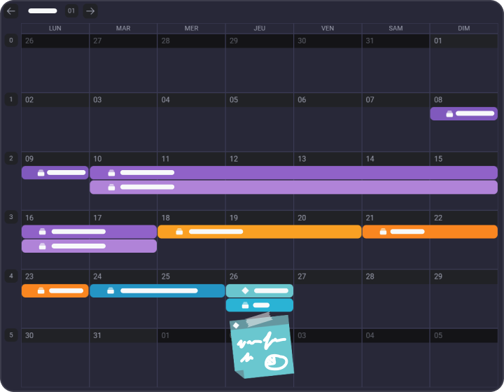 calendar illustration